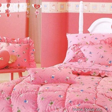 五彩卡通儿童床品