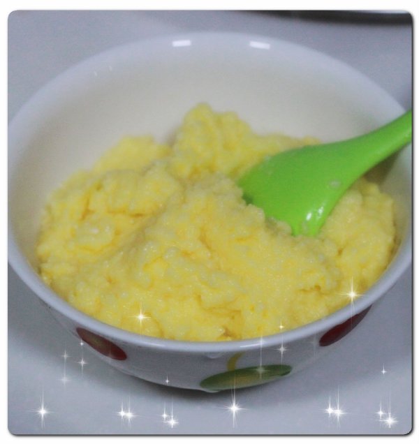 宝宝最爱的美食:鸡蛋米糊(图)