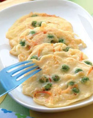 宝宝美味小点心:蔬菜饼(图)